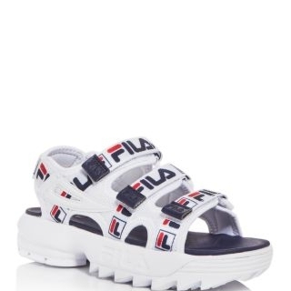Fila White Sandals